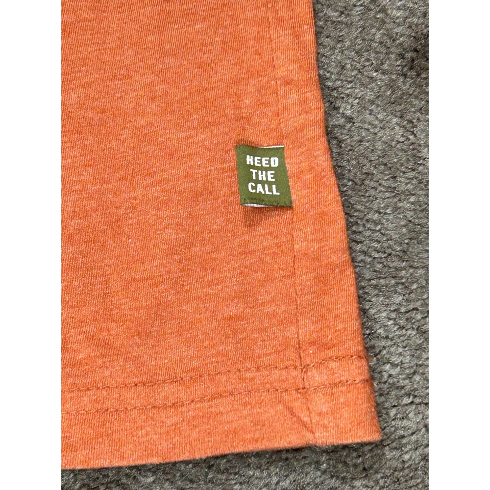 Howler Brothers Long Sleeve T-Shirt Mens Medium Orange Heather Graphic Austin TX - Picture 8 of 11